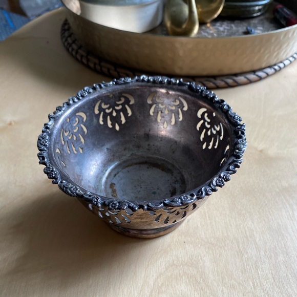 Authentic Antique silver bowl (523) - Picture 1 of 4
